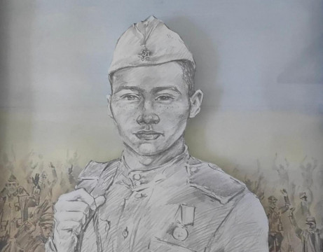 Триптих художника Олега Малинина о Великой Отечественной войне представлен на мини-выставке в Юношеском центре