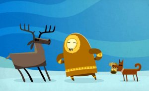 Кадр из мультфильма-участника «Загадки шамана» (автор - Артур Меркуров)