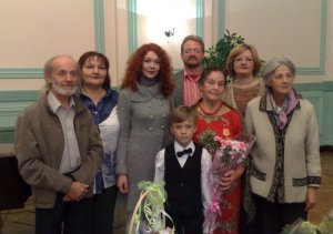 На юбилейном вечере Ольги Фокиной в Вологодской областной научной библиотеке. 2012 год. Фото из личного архива