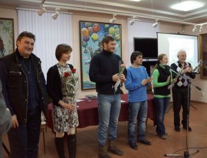 Дом Корбакова. Творческая встреча с Зурабом Нанобашвили и актерами Вологодского драматического театра. Фото из личного архива