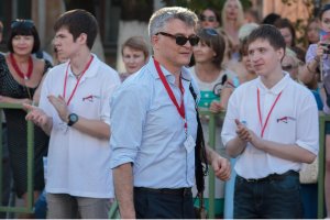 На открытии IV фестиваля VOICES. 2013 г.