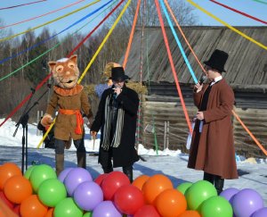 Кот Семён на Масленице в музее. Фото музея «Семёнково»