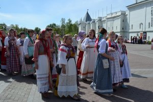 Участники Этнокультурного форума «Вологодский собор». 2013 г.