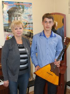 Концертмейстер Ольга Калининская и Владислав Елисеев