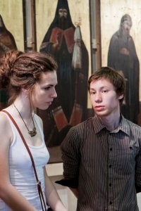 На открытии выставки «Русские святые» в Кирилло-Белозерском музее-заповеднике, 2013. Фото из личного архива
