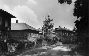 Улица Засодимского в Вологде. Фото второй половины ХХ века