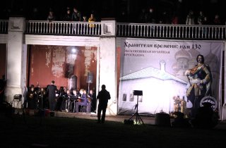 Выступление оркестра «Перезвоны» на «Ночи музеев» в Вологодском музее-заповеднике, 2015 год