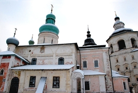 В Кирилло-Белозерском музее-заповеднике продолжаются работы по реставрации Успенского собора