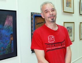 Выставка работ известного вологодского художника Юрия Соломкина открылась в выставочном зале Вологодского регионального отделения Союза художников России