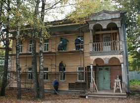 Завершаются ремонтно-реставрационные работы в Доме купца Самарина