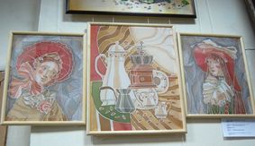 Выставка «Девичник» открылась в Мемориальной мастерской Пантелеева