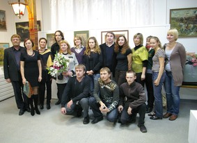 В мастерской Пантелеева открылась выставка молодых художников Вологды «Шире круг»