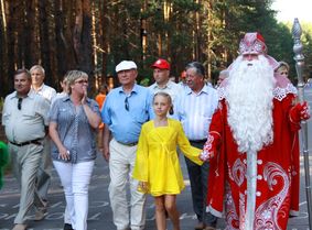 Вячеслав Позгалев посетил Вотчину Российского Деда Мороза