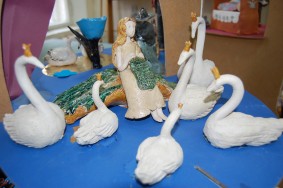 Открылась выставка детской студии керамики «Синяя птица» 
