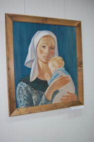 В мастерской Пантелеева открылась выставка «Прекрасна женщина и рук ее творенье»