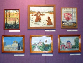 В ноябре в Устюженском краеведческом музее открыты для посещения две  выставки: «Творчество души» и «Под знаком креста»