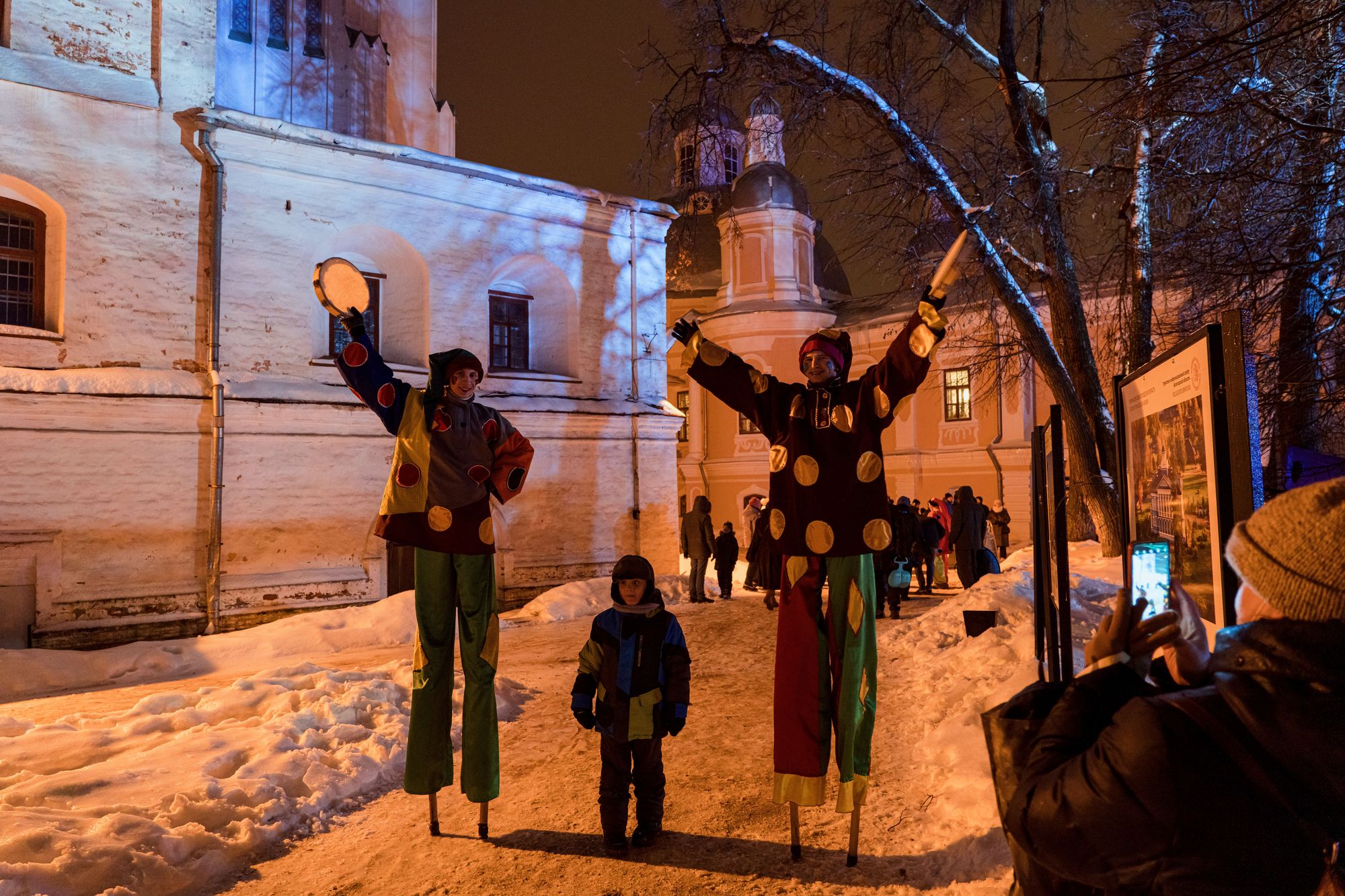 Настоящий вологодский Новый год в Кремле. Фото Романа Ильина