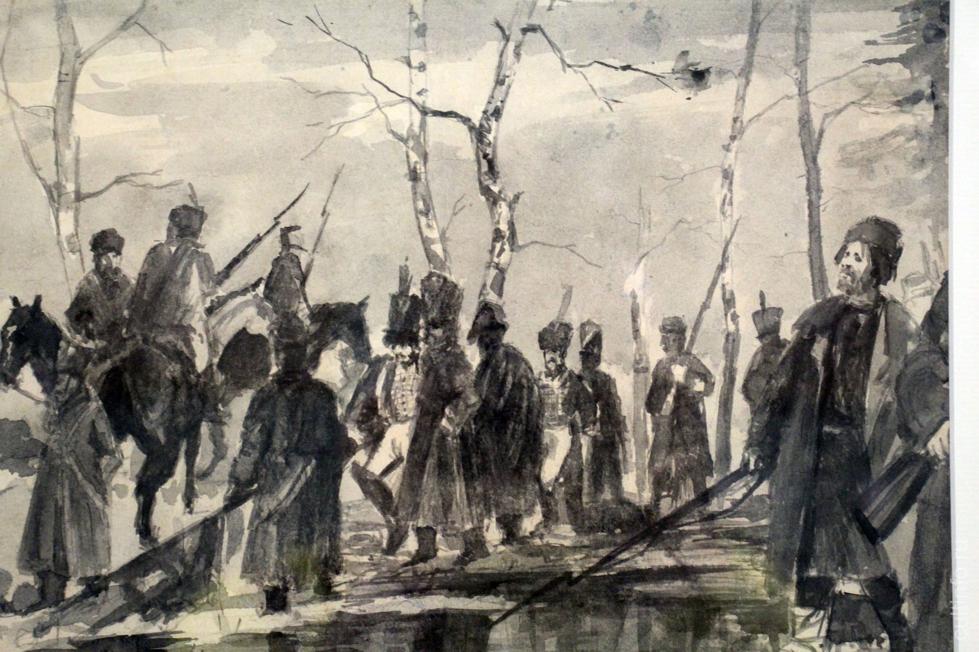 Верещагин В.В. Армия Наполеона при отступлении. 1894