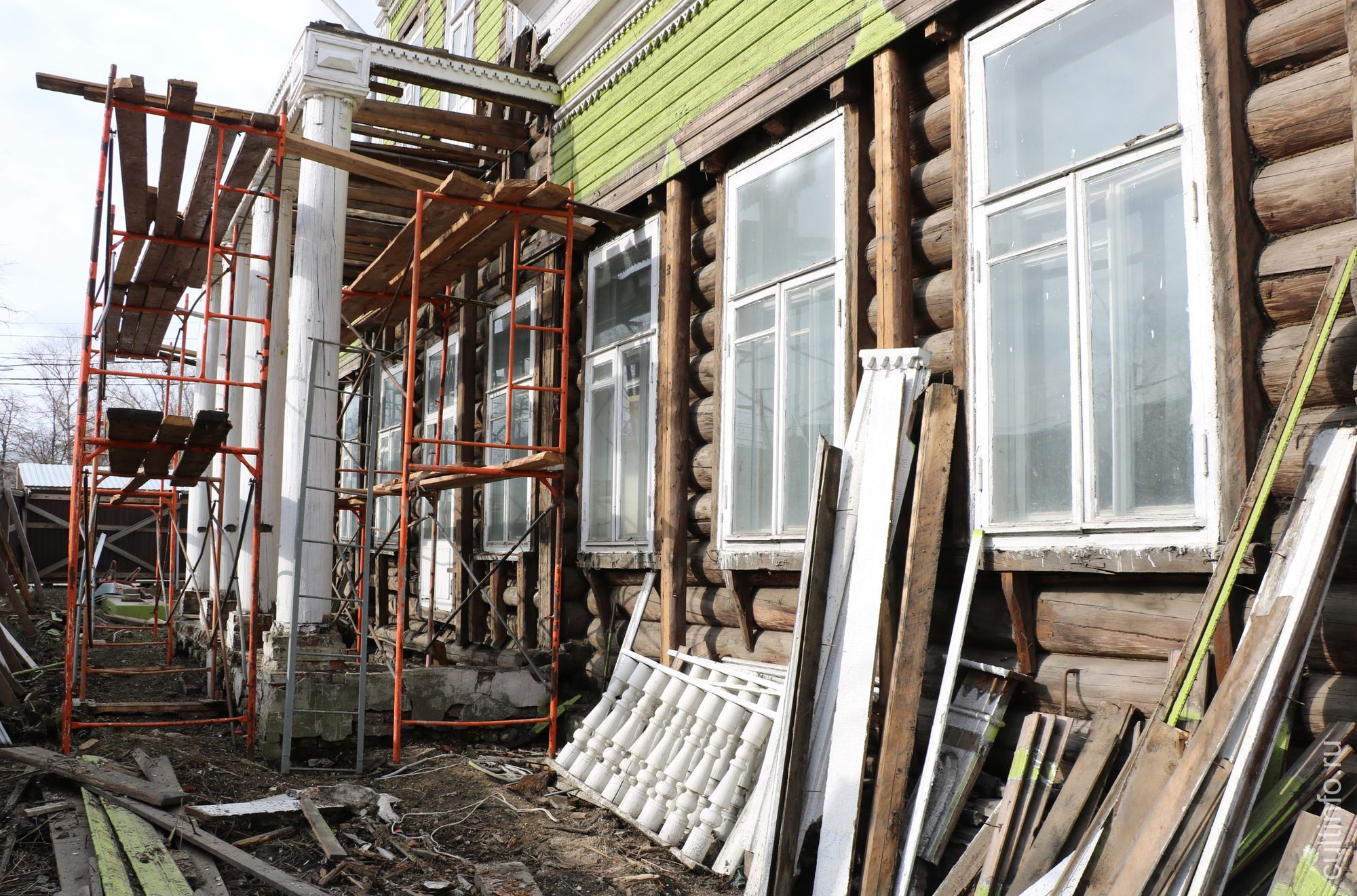 Реставрация дома Засецких в Вологде