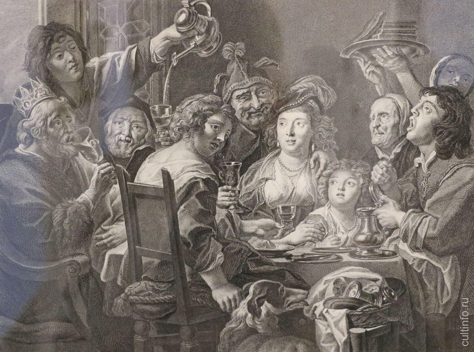 Я.Йорданс. Король пьет. 1638-1640 гг.