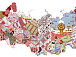 Вышитая карта России. Фото: vk.com/ethno_vyshivka 