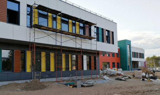 В Бабаевском районе завершается строительство нового здания Детской школы искусств