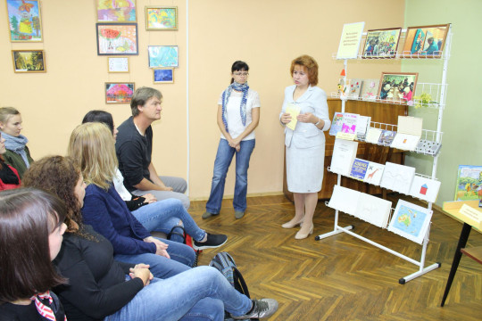 Педагоги и студенты из Германии познакомились с работой Вологодской областной специальной библиотеки 
