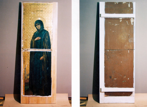 Восстановленные вологодскими реставраторами иконы передали в Павло-Обнорский монастырь