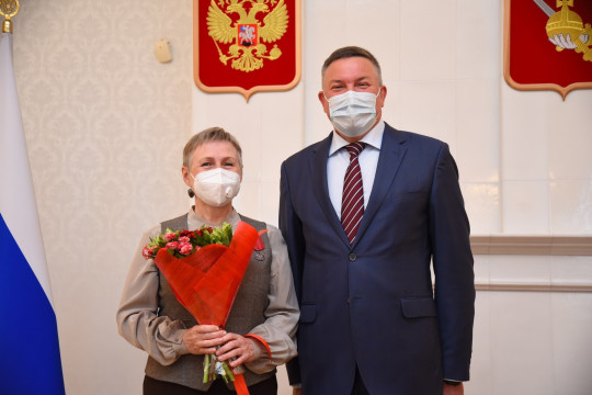 Государственные награды из рук главы региона получили представители сферы культуры Вологодской области