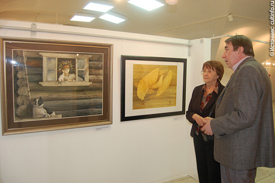 Выставка череповецкого художника Владимира Паскина к 60-летию со дня рождения автора открылась в картинной галерее