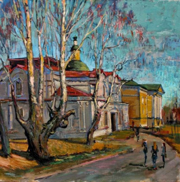В тотемском музее церковной старины открылась выставка художника Аркадия Полякова