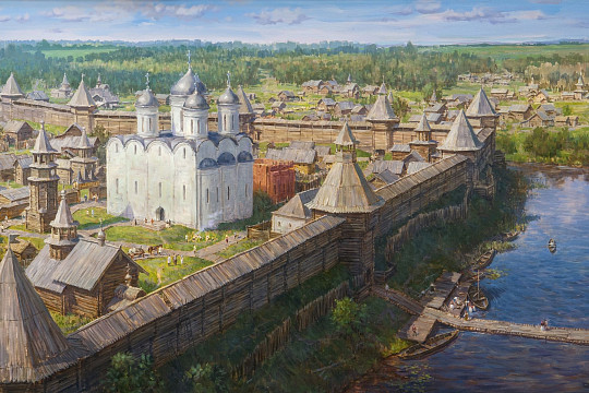 Вологду средневековую покажет художник Алексей Смирнов