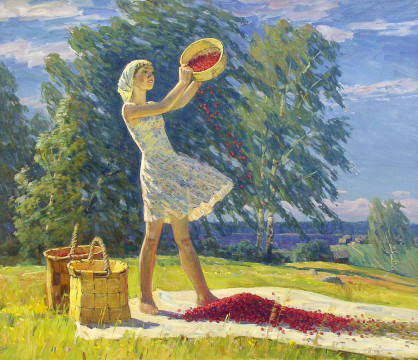 «Только радостное и прекрасное»: картине Михаила Ларичева «На ветряном угоре» посвящает выпуск «Арт-мозаика»