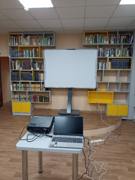 В Белозерском районе открылась после ремонта Антушевская сельская библиотека