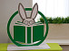Символ библиотеки – зайчишка с книжкой