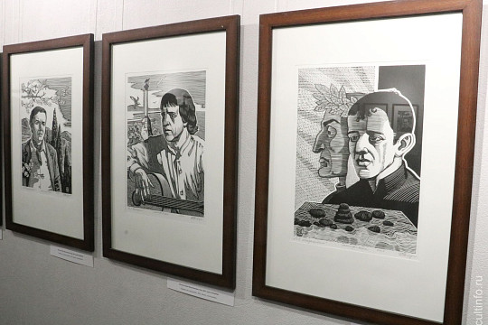 Русские писатели и поэты в Крыму: выставка графики Павла Пичугина открылась в Доме Корбакова 