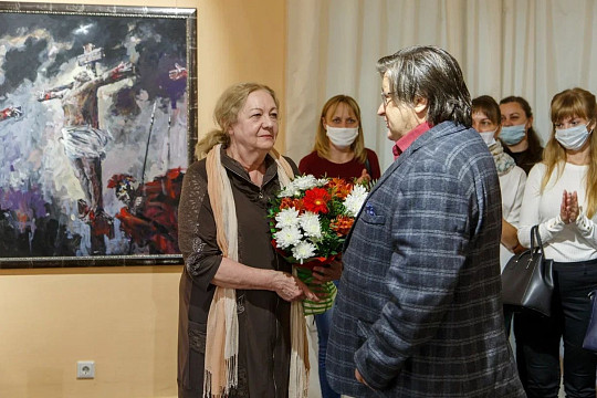 Выставка Михаила Копьёва «Путь к картине» работает в Кирилло-Белозерском музее-заповеднике 