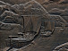 Рельефы, иллюстрирующие путешествия землепроходца по реке Амур
