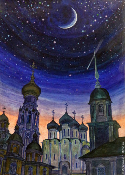 Увидеть Русский Север «От неба до земли» можно на выставке художника Виктора Новикова