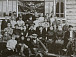 Учительская конференция Нюксенского района, село Богоявление, 1926 (?). Автор участвовал в ней как избач. Он в первом ряду справа.