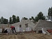 Строительство Явенгского дома культуры в Вожегодском районе. Фото газеты «Борьба»
