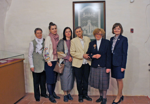 Новое кружевное панно Галины Мамровской можно увидеть в Кирилло-Белозерском музее