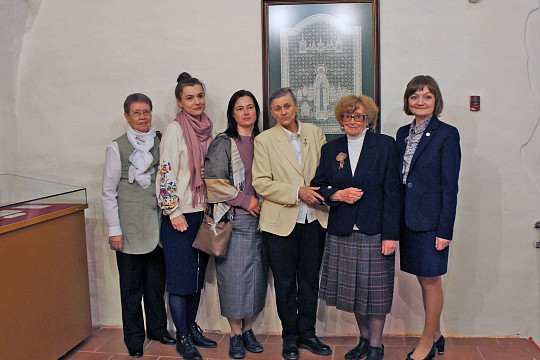Новое кружевное панно Галины Мамровской можно увидеть в Кирилло-Белозерском музее