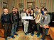  Участники семинара молодых авторов на экскурсии в музее-квартире писателя В.И. Белова