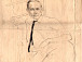 Портрет Н. Рубцова  Р. Ресенчук. 1960-е гг. (ГАВО. Ф. 51. Оп. 1. Д. 446)