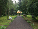 Беседка в усадебном парке воссоздана летом 2020 года. Фото vk.com/kurkino_estate