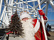 Дед Мороз провел волшебную проверку Крымского моста. Фото most.life