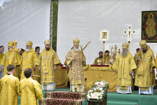 Патриарх Московский и всея Руси Кирилл впервые побывал на Вологодчине с официальным визитом