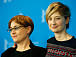 Режиссер Лаура Биспури и актриса Альба Рорвахер на Берлинском кинофестивале. Фото: visualrian.ru