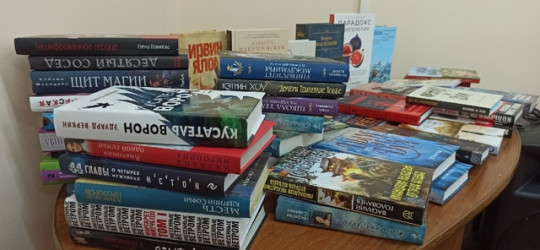 50 новых книг поступило в модельную библиотеку «Книжный экспресс» благодаря победе в конкурсе «Золотая полка»